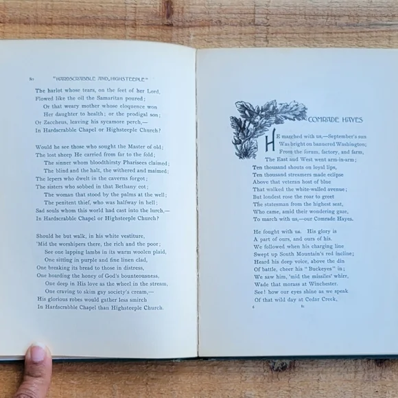 Antique 1899 Book: At Early Candle Light And Other Poems By Robert McIntire - Picture 10 of 13